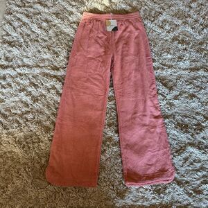 NWT Toca terry cloth peach pants medium lounge